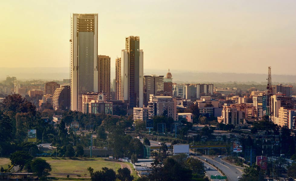 viwe of nairobi city during the day